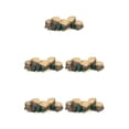 thumbnail image 2 of maskred Miniature Garden Bridge Made Of Tree Stump Gift Choice Micro Landscape Decoration Garden Miniatures 5Set, 2 of 6