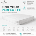 thumbnail image 7 of Hygea Natural Luxurious Bed Bug Mattress Protector Cover Zipper Bedding, Waterproof, XL Twin, 7 of 7