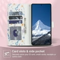 thumbnail image 6 of Wallet Case for Samsung Galaxy S25 Ultra, Flower PU Leather Durable Phone Case Kickstand Flip Case with Card Slots Wrist Strap Pattern Magnetic Closure Protective Case for Galaxy S25 Ultra - E, 6 of 9