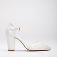 thumbnail image 1 of Aveline - Zapatos de boda de encaje crema 24.5 CM, 1 of 3