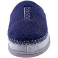 thumbnail image 3 of Urban Fox Mens Suede Slippers I Thickly Padded I 100% Boa Lining I Comfortable House Slippers Navy XL (13-14), 3 of 7