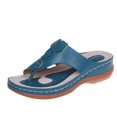 thumbnail image 2 of Slippers for Women,Slippers With Toe Post Design For Everyday Comfort Casual Style Ideal Perfectly Paired With Relaxed Attire,Womens Slippers,Blue,9.5, 2 of 8