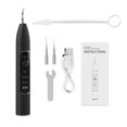 thumbnail image 3 of lionlar Tooth Cleaner, Tooth Stain Remover, 3 Working Modes, Portable with Mouth Mirror, Black, 3 of 9