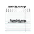 thumbnail image 3 of Cuadernos de taquigrafía, bloc apuntes espiral - Reglas Gregg, blanco, 80 hojas - 6x9 - Ideal notas, listas - Paq. de 6, 3 of 3