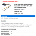 thumbnail image 2 of Brake Fluid Level Sensor Connector - Compatible with 1997 - 2004, 2006 - 2007 Chevy Malibu 1998 1999 2000 2001 2002 2003, 2 of 2