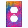 thumbnail image 2 of Metal Light Switch Plate Cover Colorful Paint Splash Art Wallpaper WAL023, 2 of 13