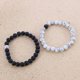 thumbnail image 4 of Pulsera de lava YONGSHENG Pulsera de cuentas Estiramiento Amistad para hombres y mujeres, 4 of 5