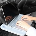 thumbnail image 3 of Escritorio para vehículos motorizados del tamaño de una computadora portátil - SUV y superficie de escritura para automóviles, vonte Estación Negro Macarena escritorio de la bandeja del coche automotriz, 3 of 8