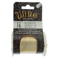 thumbnail image 7 of The Beadsmith Wire Elements 16-Gauge Lacquered Tarnish-Resistant Copper Wire for Jewelry Making, 8 Yard, 7.32 Meter Spool (Gold Color), 7 of 7