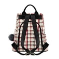 thumbnail image 2 of FORMRS Women's Travel Backpack Purse Anti-Theft Hidden Pockets Casual Shoulder Bag, Red Tartan, 2 of 7
