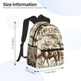 thumbnail image 2 of Easygdp Western Desert Cowboys2 Mochila Casual para Portátil, Mochila para Escuela, Viajes, Negocios, 2 of 6