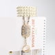 thumbnail image 4 of EeaseMX Pulsera de perlas y diamantes de imitación artificiales para mujer, estilo vintage, con cadena elástica (dorada), 4 of 7