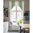thumbnail image 5 of Sage Green Ombre Kitchen Swag Valances for Windows, Modern Abstract Art Swag Valances Curtains for Living Room, Rod Pocket Window Treatments for Bathroom, Bedroom, Cafe, 56"x36", 5 of 6