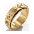 thumbnail image 3 of PERITANG Moon Star Sun Stainless Steel Spinner Ring for Mother's Day Gift Specials Size 4-13, 3 of 7