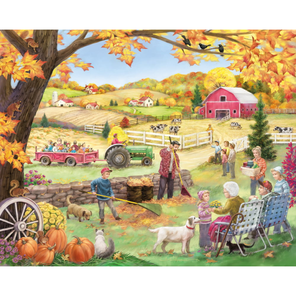 Vermont Christmas Company Countryside Autumn 1000 Piece Jigsaw Puzzle