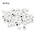 thumbnail image 3 of Uxcell M4 Thread Ball Lamp Finials Cap Knob Lamp Decoration Screw Caps for Lamp Harp Holder's Top White 50 Pack, 3 of 7