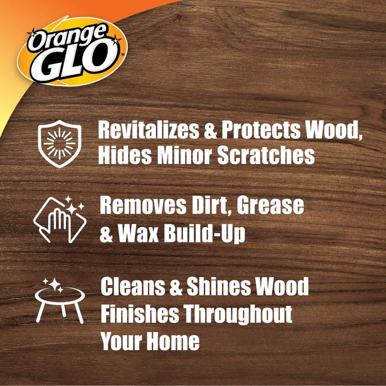 Orange Glo Wood Furniture 2-in-1 Clean & Polish Spray, 16 oz (2-Pack) photo 3