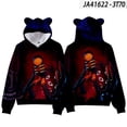 thumbnail image 1 of Doors Roblox-Sudadera con capucha para niños, jersey de manga corta con orejas de gato de Escape de la puerta, moda urbana, regalos, 1 of 4