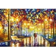 thumbnail image 1 of Wooden Jigsaw Puzzles 1000 Pieces for Adults, Scenery Landscape Jigsaw Puzzles, Entertainment DIY Toys for Creative Gift Home Decor (Rainy Night Walk, 1 of 4