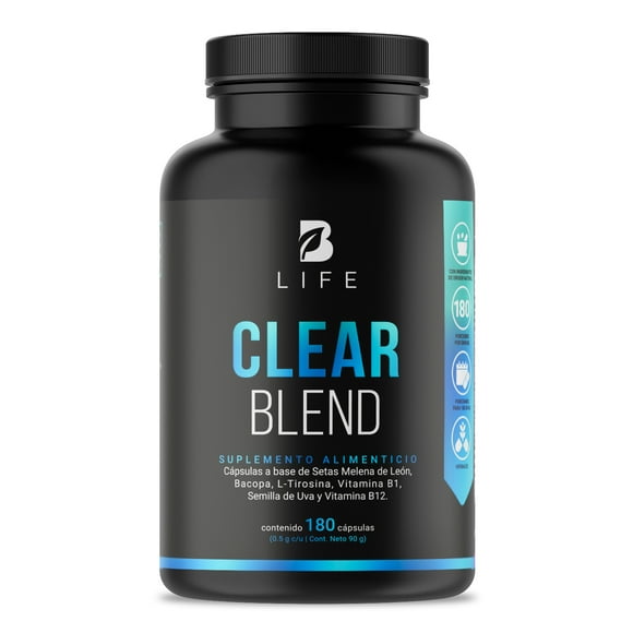 Clear blend de 180 cápsulas. Ingredientes Naturales. B Life. BLIFE Cápsulas