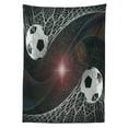 thumbnail image 3 of Ambesonne Teen Room Tablecloth Rectangular Table Cover, Goal Match Winner, 52"x70", Multicolor, 3 of 4