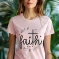 thumbnail image 5 of Inspirational Bible Verse Tee with Cross and Faith Lettering, Natural, Size L, 5 of 6