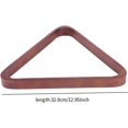 thumbnail image 2 of Billiard Ball Rack Ball holder Triangle Rack Billard Deliveries, Training, Collection positioning frame, Billiard table accessories Brown, 2 of 5