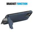 thumbnail image 4 of for iPhone 11 PRO LUXMO KARDCASE 2-in-1 WALLET CASE W/ SILK BACK PLATE KICKSTAND Navy, 4 of 8