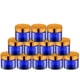 thumbnail image 1 of Frascos de cristal para crema Lil Ray, 60 ml, con tapa dorada, azul cobalto (12 unidades), 1 of 6