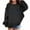 Black, variant on LUOGENLI Girls Sweatshirts Size 10-12 Black Sweatshirt Kids Graphic Sweater for Girl Toddler Shirt Pullover Top Girls Sweatshirts Size 10-12 Black Grey Size 5-6 Years
