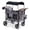 A, 4 Seats Gray, variant on 4 Seater Stroller Wagon for 4 Kids, Cuoote Kids Wagon Stroller with Large Storage Bag, Adjustable Canopy, Foldable Toddlers Wagon