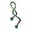 Multicolour, variant on 1Pc 14g Cool Twist Spiral Ear Industrial Barbell Belly Ring Piercing Earring