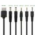 thumbnail image 2 of USB to for DC Port Charging Cable Power Supply Cord Line for DC/5.5x2.1 for DC/5.5x2.5 for DC/3.5x1.35 for DC/4.0x1.7 fo, 2 of 10