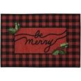 thumbnail image 2 of Nourison Accent Decor/Xmas 2' x 3' Red Indoor Decorative Kitchen Mat, 2 of 6