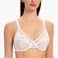 thumbnail image 5 of MELENECA Women's Full Coverage No Padding Plus Size Minimizer Underwire Bra White 46B, 5 of 5