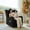 Black, variant on Tina's Home Electric Power Glider Swivel Nursery Recliner Chair Wingback with USB, Waterproof Stain-resistant for Baby Feeding & Living Room Ivory