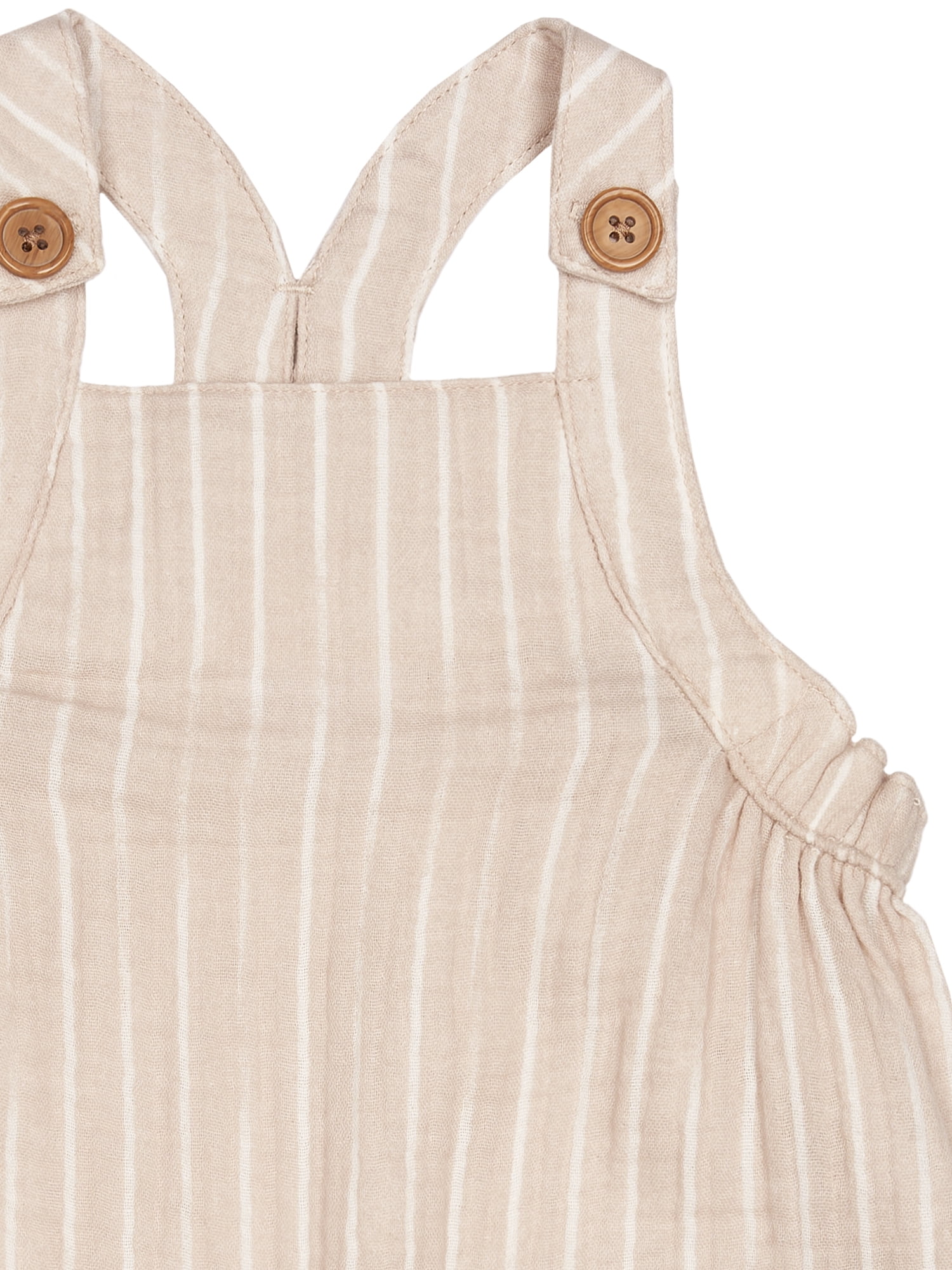 Modern Moments by Gerber Baby Boy Sleeveless Romper with Shoulder Straps, Sizes 0/3M - 24M