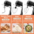 thumbnail image 3 of Batidora De Pedestal 3 En 1 Cebory, 6,5 QT Mezclador De Alimentos De 10 Velocidades, 3 of 6