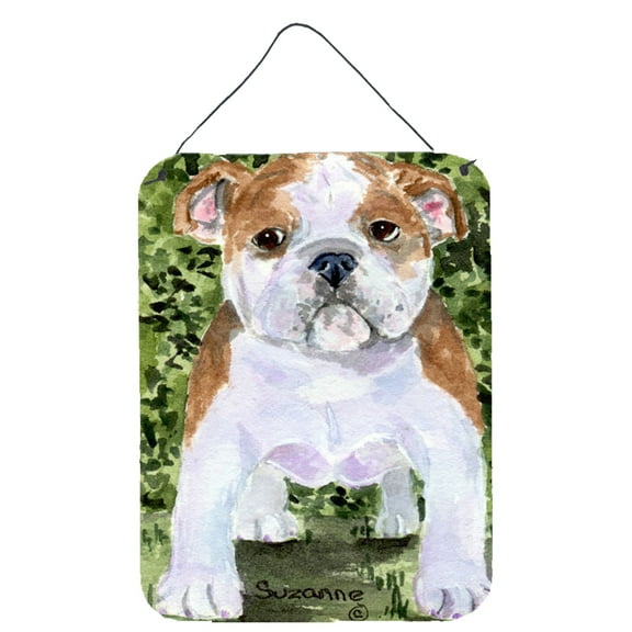 Caroline's Treasures SS8735DS1216 English Bulldog Wall or Door Hanging Prints, 12x16, multicolor