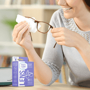 Nice N Clean Smudgeguard Glasses Cleaning Wipes, Pre-Moistened Lens Wipes (100)