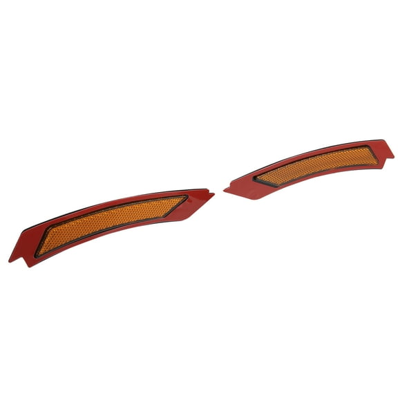 Pair Front Bumper Reflector Side Marker 63147205398 63147205397 for BMW 3 Series E90 E91 LCI 2009-2011 Yellow