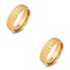thumbnail image 3 of Qarigey Anillo de carburo para bodas, colgante biselado, accesorios de joyería, artesanía, anillos de acero multiusos, suministros de Oro Tipo 7 2piezas, 3 of 6