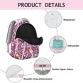 thumbnail image 4 of Beautiful Paisley Pattern Backpack – Perfect Paisley Gift for College, Spacious School Bag with Hidden Pocket, Lightweight Laptop Backpack for Commuting, 4 of 6