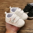 thumbnail image 4 of Toddler Baby Boys Girls Soft Sole Sneakers Kids PU Leather Crib Shoes, 4 of 8