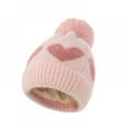 thumbnail image 2 of Baby Girls Winter Hat Toddler Beanie Cold Weather Warm Pompom Hat, 2 of 7