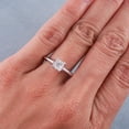 thumbnail image 4 of 2.00 Ct Brilliant Cut Round Real Moissanite Engagement Rings for Ladies Solid 950 Platinum, 4 of 7