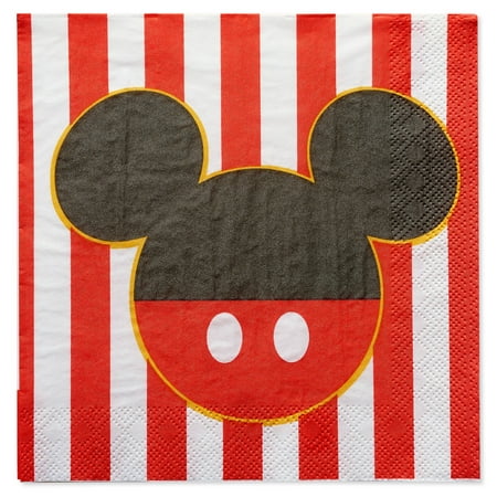 Mickey Mouse Party Paper Lunch Napkins, 16ct