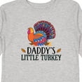 thumbnail image 4 of Inktastic Thanksgiving Daddy Little Turkey Boys or Girls Long Sleeve Toddler T-Shirt, 4 of 5