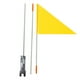 thumbnail image 1 of Banderín de seguridad para bicicletas, fibra de vidrio, accesorios resistentes a la intemperie, piezas de bicicleta, bandera triangular para niños,, 1 of 7