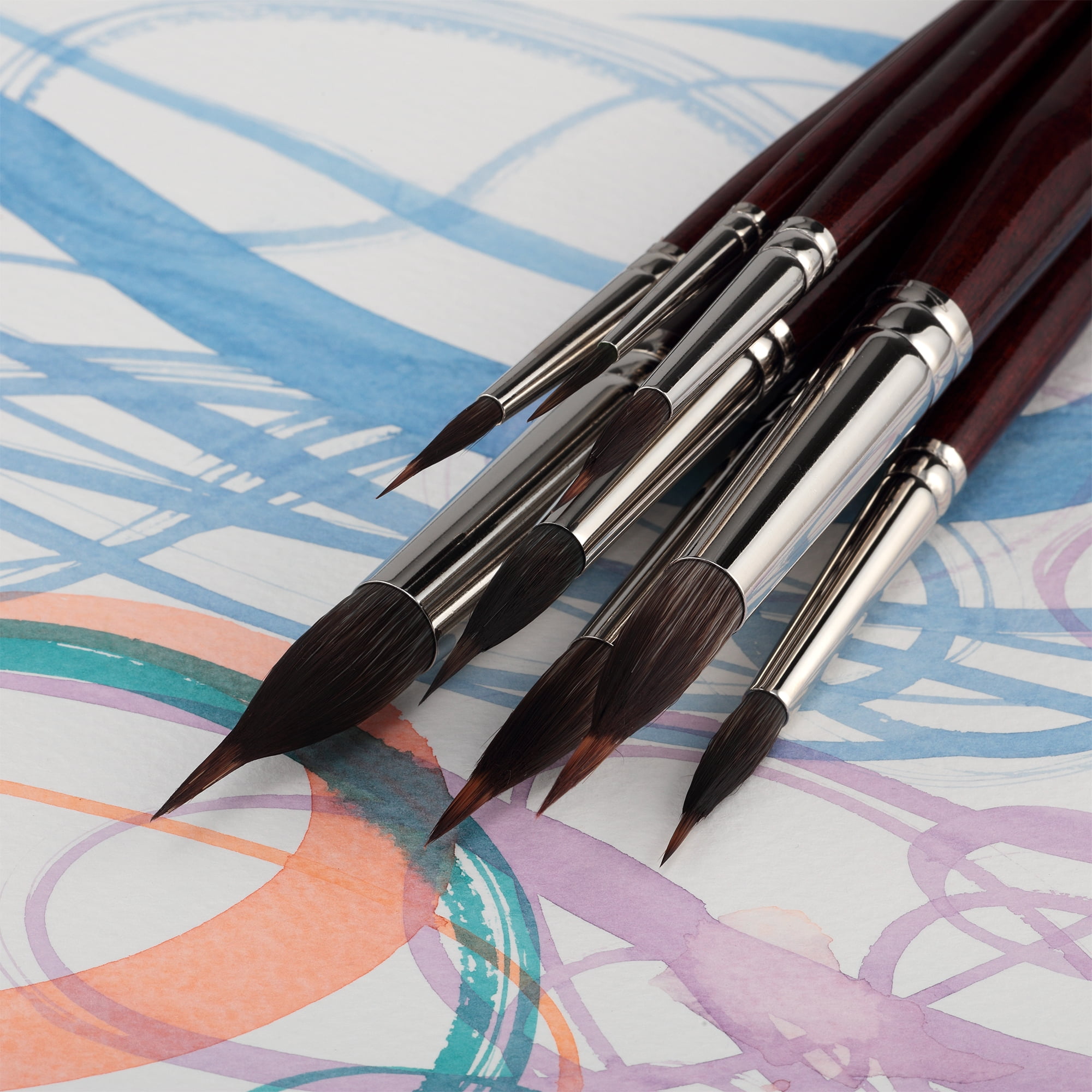 Creative Mark Mimik Reservoir Synthetic Liner Brushes - Wet Media Reservoir Brush for Holding Paint, Acrylics, Watercolors, Animal-Friendly Artists, & More! - Size #2